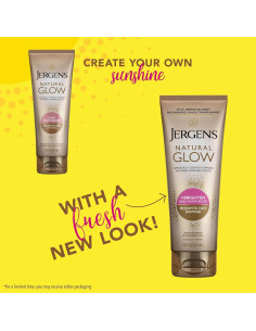Loción Autobronceadora Jergens Natural Glow 212 g - Hidratante Diario Medio a Oscuro 2