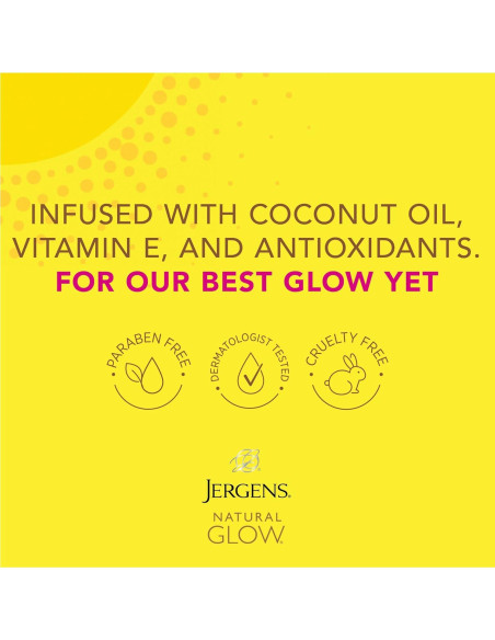 Loción Autobronceadora Jergens Natural Glow 212 g - Hidratante Diario Medio a Oscuro Loción Autobronceadora Jergens Natural Glow 212 g - Hidratante Diario Medio a Oscuro