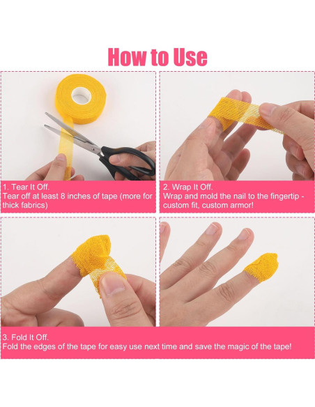 3 Rollos de Cinta Protectora para Dedos BOXOB - Algodón Autoadhesiva 3 Rollos de Cinta Protectora para Dedos BOXOB - Algodón Autoadhesiva
