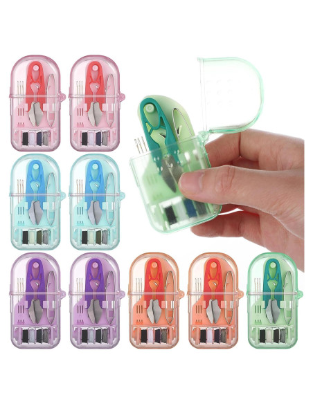 Kit de Costura de Viaje Mini Solsew 10 Piezas Portátil Kit de Costura de Viaje Mini Solsew 10 Piezas Portátil