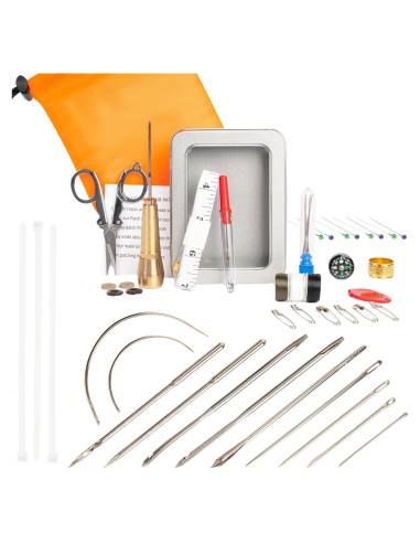 Kit de Costura de Supervivencia Veapils - Herramientas Compactas