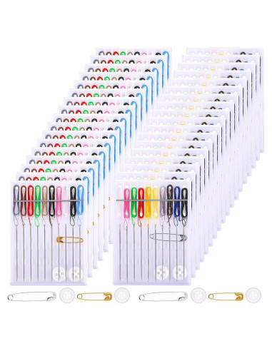 Kit de Costura de Viaje XunYee 36 Cajas Portátil Multicolor