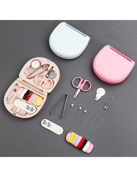 Kit de Costura de Viaje Zeckzoin 12 Pcs Portátil DIY Kit de Costura de Viaje Zeckzoin 12 Pcs Portátil DIY