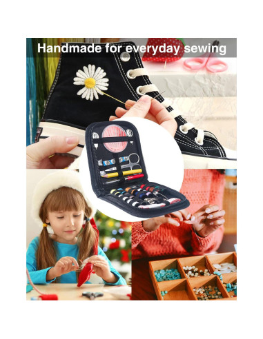 Kit de Costura Portátil JANREAY con 94 Accesorios Esenciales