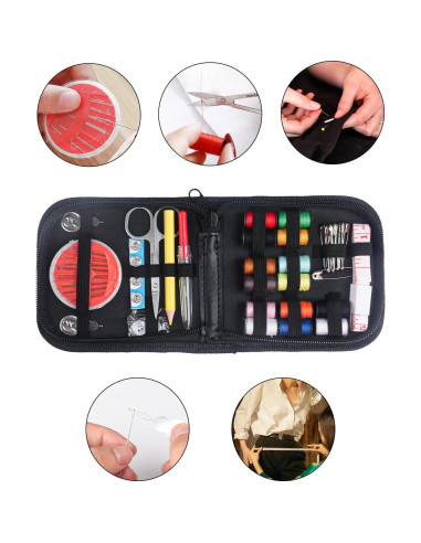 Kit de Costura Portátil JANREAY con 94 Accesorios Esenciales