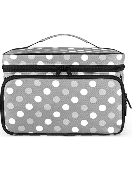 Organizador de Costura Luxja con 2 Bolsillos Transparentes Organizador de Costura Luxja con 2 Bolsillos Transparentes