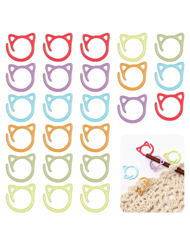 Marcadores de Puntos de Gato MBAIYO - 24 Piezas Multicolor
