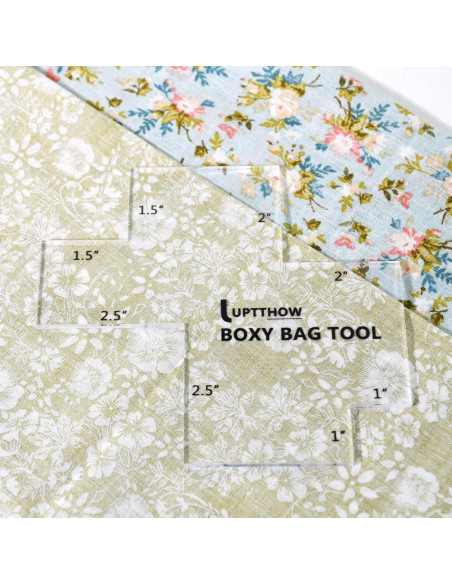 Set de Plantillas para Hacer Bolsas UPTTHOW - 3 Piezas Acrílico Set de Plantillas para Hacer Bolsas UPTTHOW - 3 Piezas Acrílico