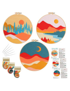 Kit de Bordado Paisaje Louise Maelys para Principiantes