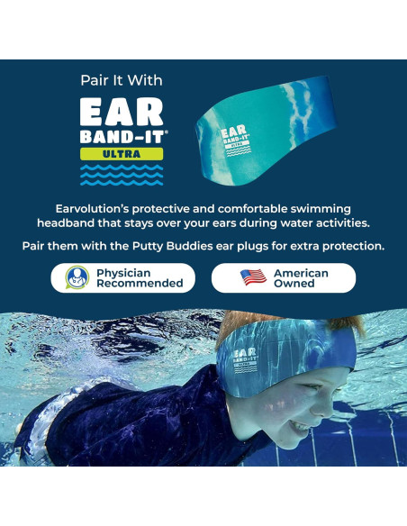 Tapones para oídos Putty Buddies de silicona - Paquete de 10 Tapones para oídos Putty Buddies de silicona - Paquete de 10