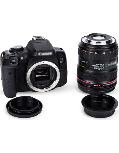 Juego de 10 tapas para lente y cuerpo Canon DSLR - JJC
