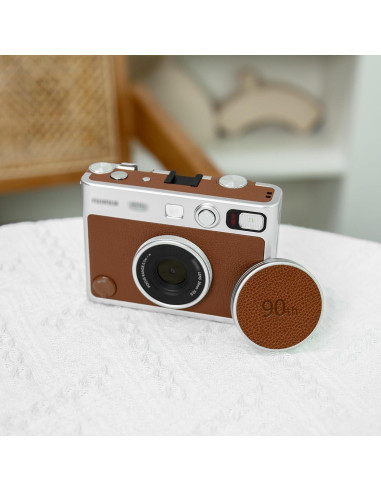 Tapa de Lente de Cuero Retro JJC para Fujifilm Instax Mini EVO