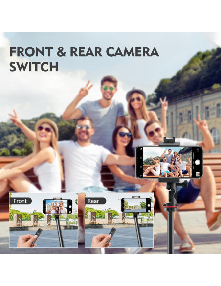 Control Remoto Inalámbrico para Cámara Zoom y Cambio de Cámara - Negro Control Remoto Inalámbrico para Cámara Zoom y Cambio de Cámara - Negro