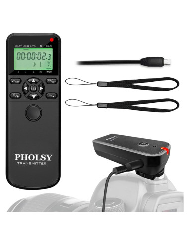 Control Remoto PHOLSY S8 para Cámaras Sony - Intervalómetro Inalámbrico