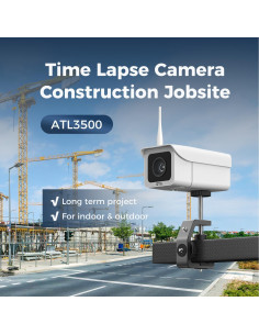 Cámara de Lapso de Tiempo ATLI ATL3500 1080P IP65 con App 2