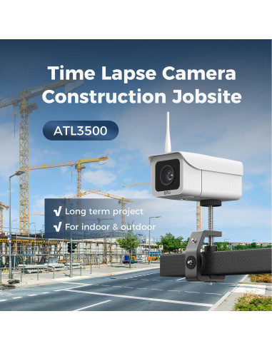 Cámara de Lapso de Tiempo ATLI ATL3500 1080P IP65 con App