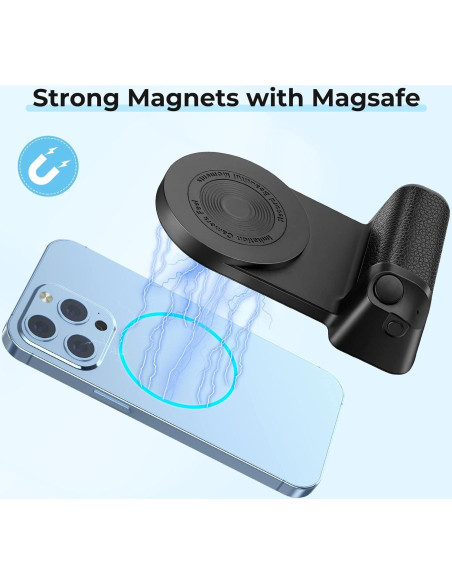Mango de Cámara Magnético Bluetooth 3 en 1 para Smartphone Mango de Cámara Magnético Bluetooth 3 en 1 para Smartphone