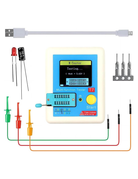 Medidor Multifuncional LCR-T7 WWZMDiB Pantalla Color 3.5" Medidor Multifuncional LCR-T7 WWZMDiB Pantalla Color 3.5"