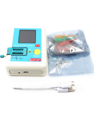 Medidor Multifuncional LCR-T7 WWZMDiB Pantalla Color 3.5"