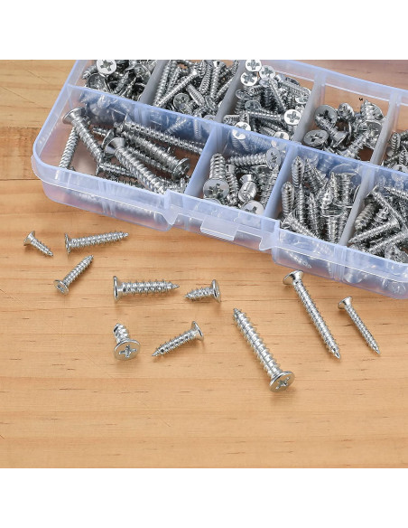Kit de Tornillos Autoperforantes WJLSKJ 250g M3/M4/M5 para Metal Kit de Tornillos Autoperforantes WJLSKJ 250g M3/M4/M5 para Metal