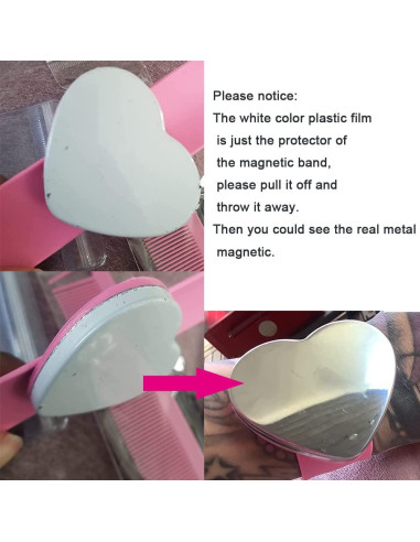 Pulsera de Silicona Magnética QingJii con Peine Separador - Púrpura