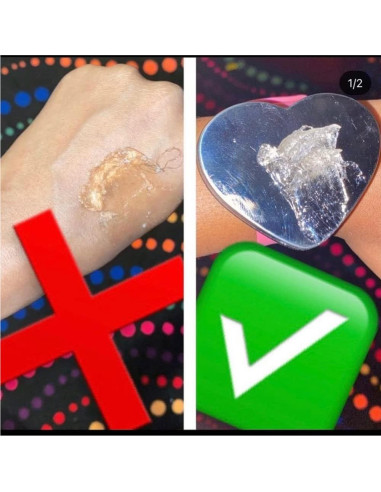 Pulsera de Silicona Magnética QingJii con Peine Separador - Púrpura