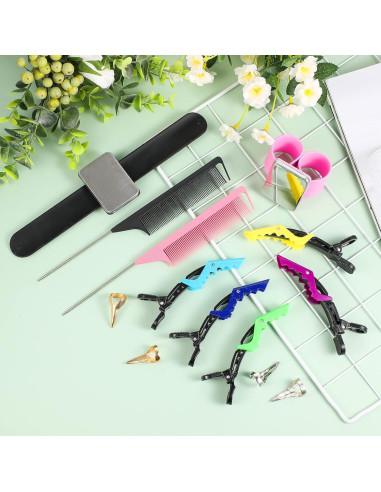 Kit de Trenzado de Cabello Chengu 26 Piezas con Soporte Magnético