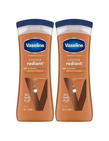 Vaseline Cocoa Radiant 2-Pack - Loción Hidratante 400 ml
