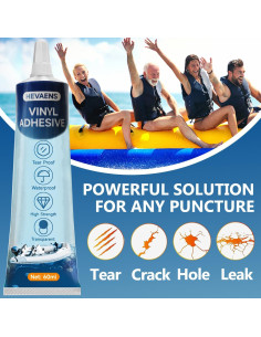 Kit de Reparación para Colchón Inflable Hevaens - 60ml Pegamento 2