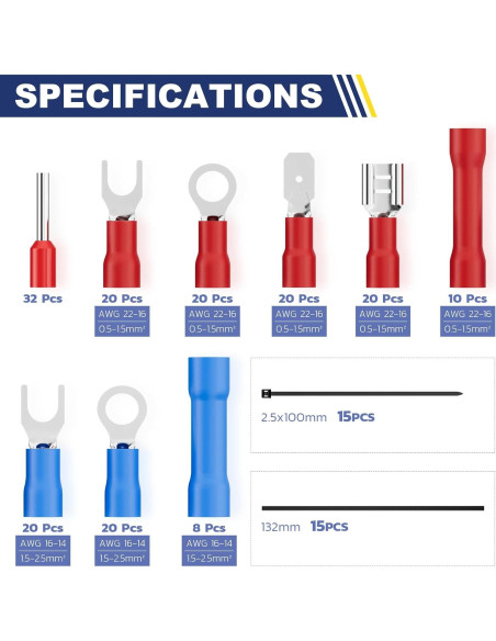 Kit de Pelacables Automático Haisstronica 201PCS - AWG 24-10 Kit de Pelacables Automático Haisstronica 201PCS - AWG 24-10