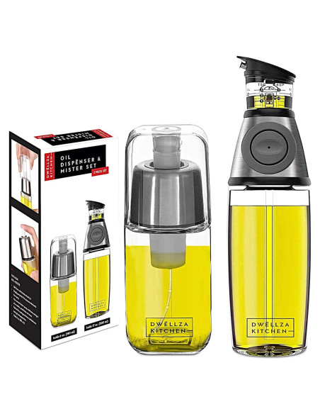 Botella Dispensadora de Aceite de Oliva Dwellza Kitchen 500ml Botella Dispensadora de Aceite de Oliva Dwellza Kitchen 500ml