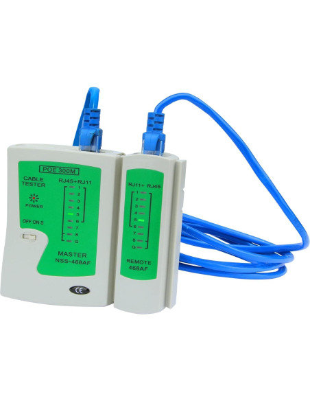 Probador de Cable de Red RJ45 Brileine BTester-01, Compacto y Eficaz Probador de Cable de Red RJ45 Brileine BTester-01, Compacto y Eficaz