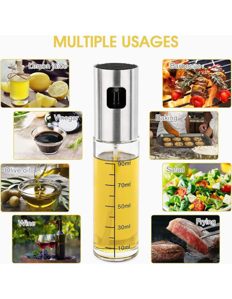 Pulverizador de Aceite de Oliva y Mantequilla 100ml - Genérico Pulverizador de Aceite de Oliva y Mantequilla 100ml - Genérico