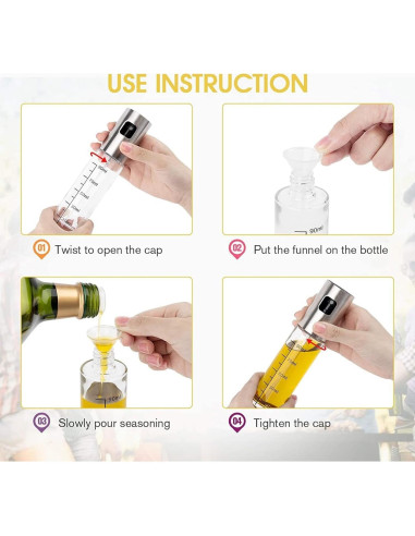 Pulverizador de Aceite de Oliva y Mantequilla 100ml - Genérico