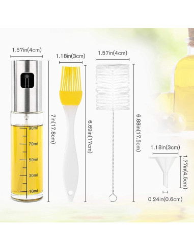 Pulverizador de Aceite de Oliva y Mantequilla 100ml - Genérico