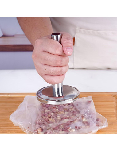 Aplanador de Carne Kelepu Acero Inoxidable 304 Ergonómico