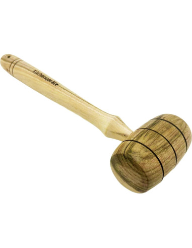 Martillo de Madera Riakoob - Aplastador de Carne y Mariscos