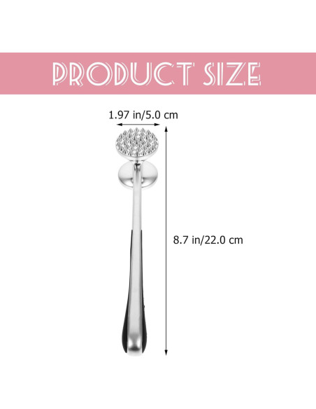 Martillo Aplanador de Carne Cabilock Acero Inoxidable 28x7.5cm Martillo Aplanador de Carne Cabilock Acero Inoxidable 28x7.5cm