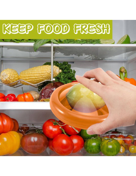 Contenedores de Almacenamiento LINXIU para Frutas y Verduras 2 Piezas Contenedores de Almacenamiento LINXIU para Frutas y Verduras 2 Piezas