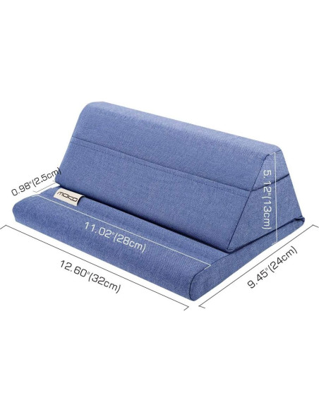 Soporte de Almohada para Tableta MoKo Azul Mezclilla 32x24x17 cm Soporte de Almohada para Tableta MoKo Azul Mezclilla 32x24x17 cm
