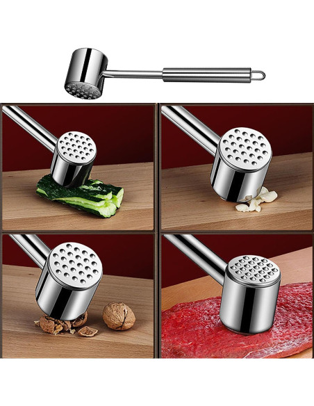 Ablandador de Carne Acero Inoxidable 304 FYUEROPA 26.67 cm Ablandador de Carne Acero Inoxidable 304 FYUEROPA 26.67 cm
