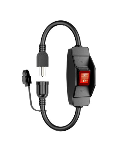 Cable de Extensión KASONIC 1.5 pies con Interruptor IP65