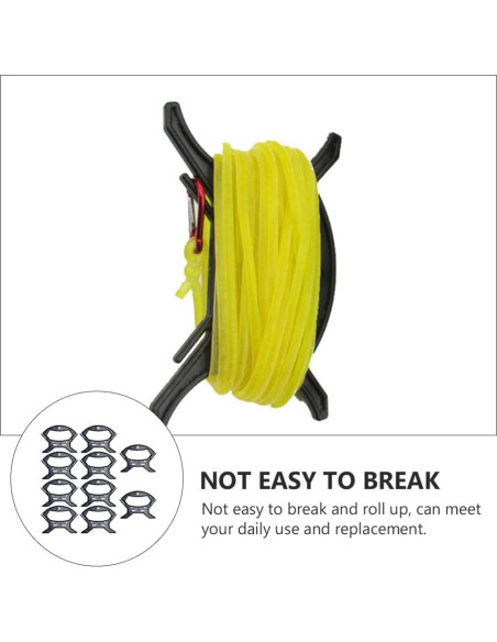 10 Organizadores de Cables EXCEART en Plástico Negro 11.2x9.1cm 10 Organizadores de Cables EXCEART en Plástico Negro 11.2x9.1cm