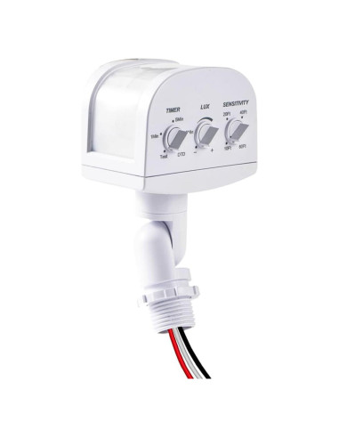 Sensor de Movimiento PIR AizzKry 240 18m Luz Ajustable