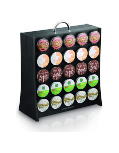 Organizador de Cápsulas de Café Mind Reader, 50 Cápsulas, Negro