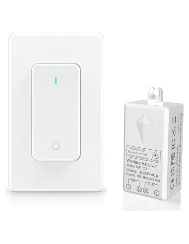 Kit Interruptor y Receptor Inalámbrico Thinkbee 1000W