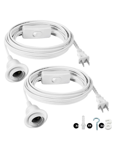Kit de lámpara colgante Alysontech 4.57m con interruptor