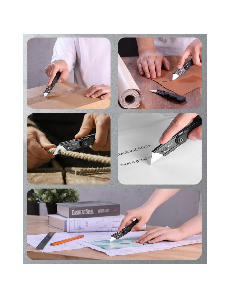 Cuchillos Utilitarios Plegables WORKPRO 3 Piezas Mango G10 Cuchillos Utilitarios Plegables WORKPRO 3 Piezas Mango G10