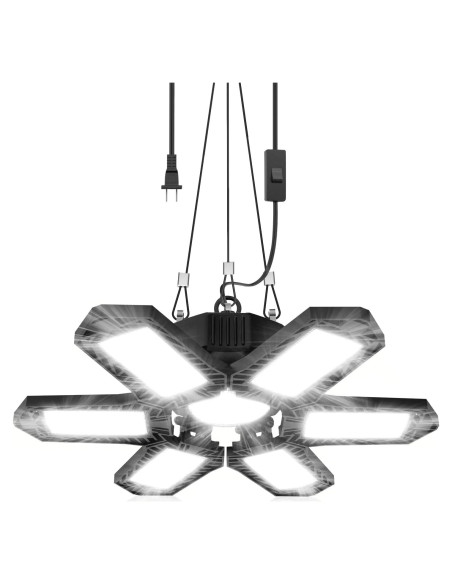 Luz de Garaje LED SEOBIOG 200W 20000LM 6500K Enlazable