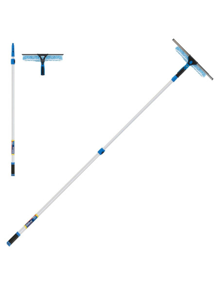Limpiacristales 2-en-1 Unger Professional con Poste Telescópico 2.44 m Limpiacristales 2-en-1 Unger Professional con Poste Telescópico 2.44 m